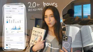 swapping my phone screen time with reading for a week | reading vlog