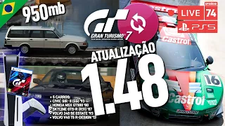 NOVA ATUALIZAÇÃO 1.48 (maio) - #LIVE 67 / #GT7 #PS5