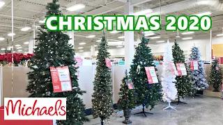 MICHAELS CHRISTMAS 2020 Shop with me CHRISTMAS TREES, DECOR, DIY