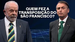 Bolsonaro e Lula comentam a transposição do Rio São Francisco