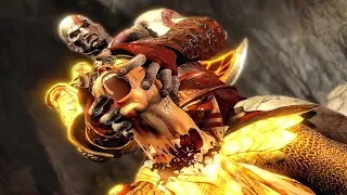 God of War 3 - Kratos Kills Helios & Takes His Head (Sun God)