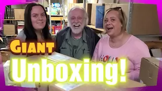 Giant Unboxing - New Vinyl Records - Back of the Record Store