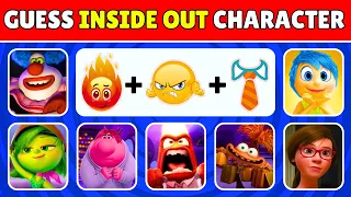 Guess The Inside Out 2 Movie Characters By Emojis | Joy, Sadness, Anger, Embarrassment, Envy ...