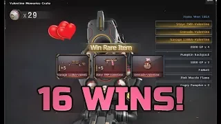 CFNA: Winning all the valentine weapons! 16 wins