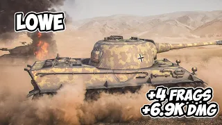 Lowe - 4 Frags 6.9K Damage - King of animals! - World Of Tanks