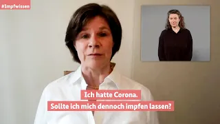 Impfwissen, Teil 7: Ich hatte Corona. Sollte ich mich dennoch impfen lassen? (DGS)