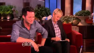 Justin Willman's outfit trick on Ellen