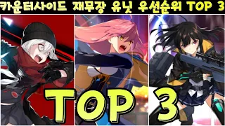 재무장 유닛 우선순위 TOP 3 / Rearm Unit Priority TOP 3 (카운터사이드/Counter side)