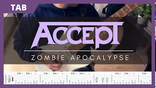 Accept - Zombie Apocalypse | [Rhythm Guitar Cover + TABS]