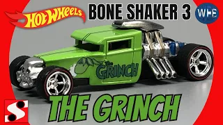 Custom Hot Wheels Grinch Bone Shaker - Bone Shaker/Mid Mill Mashup #boneshaker3 #hotwheels #grinch