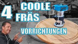 Fräsvorrichtungen die in keiner Werkstatt fehlen dürfen - Fräs Jig für die Oberfräse selber bauen