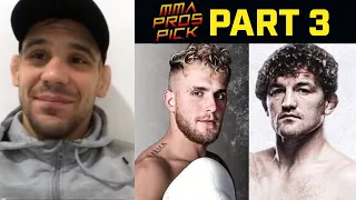 MMA Pros Pick ✅ Jake Paul vs. Ben Askren 🥊 Boxing Match - Part 3