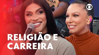 Pabllo Vittar e Priscilla Alcântara contam sobre origem musical na igreja | Altas Horas | TV Globo