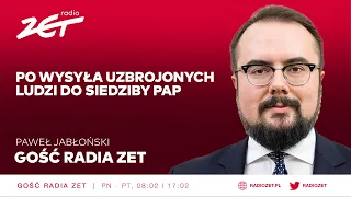 Paweł Jabłoński z PiS: PO wysyła uzbrojonych ludzi do siedziby PAP