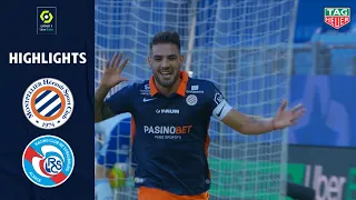 MONTPELLIER HÉRAULT SC - RC STRASBOURG ALSACE (4 - 3) - Highlights - (MHSC - RCSA) / 2020/2021