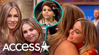 Jennifer Aniston Shocked By Surprise Reunion w/ ‘Friends’ Co-Star Mae Whitman After 26 Years