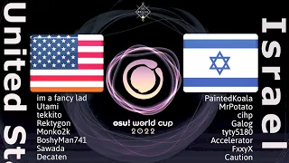 osu! World Cup 2022 Round of 32 | UNITED STATES vs ISRAEL