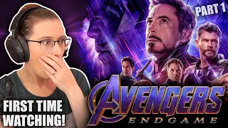 CRYING AGAIN?!  FIRST TIME WATCHING AVENGERS: ENDGAME ! - Movie reaction video (PART 1)