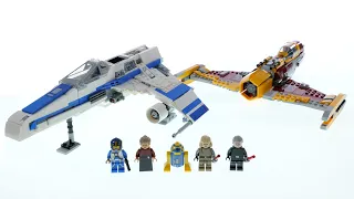 LEGO Star Wars 75364 New Republic E-wing vs. Shin Hati's Starfighter Speed Build