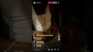 Duvy goes ig live in Panama (Funny live)