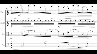 Michail Travlos - Seven Short Pieces for String Quartet (2013) [Score-Video]