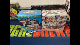 2020 And 2021 Topps Chrome Update Mega Box Opening!! Comparing Last Years And This Years!!