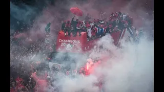 Losc champion de France 2021 Ambiance supporters Lillois