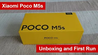 Xiaomi Poco M5s Unboxing and First Run