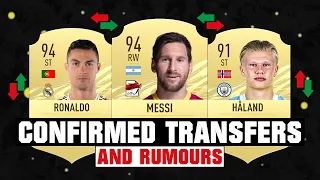 FIFA 22 | New Confirmed Transfers & Rumours! 😱🔥 ft. Messi, Ronaldo, Haland... etc