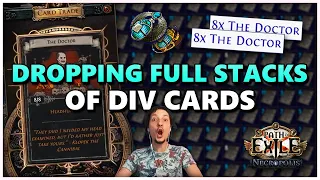 [PoE] 8 DOCTORS - Dropping full stacks of div cards with the new scarabs - Stream Highlights #822