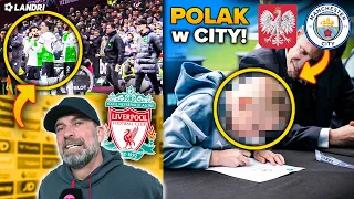 koledzy musieli go TRZYMAĆ... Salah POKŁÓCIŁ się z Jurgenem Kloppem! Polak w Manchesterze City!