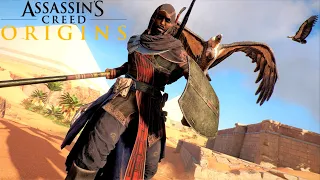 Assassin's Creed Origins on PC - Outpost Stealth Clearing Gameplay