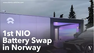 The First NIO Battery Swap in Norway 🇳🇴 | January 19th, 2022