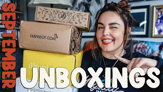 September Unboxings! Illumicrate, Fairyloot & GSFF! // 2022