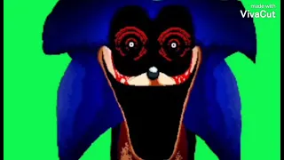 sonic EYX jumpscare green screen