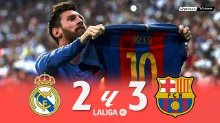 Real Madrid 2 x 3 Barcelona ● La Liga 16/17 Resumen y Goles HD