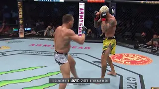 The Crazy First Round of Oliveira vs Chandler (FULL ROUND)