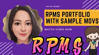 RPMS PORTFOLIO 2022 SAMPLE MOVs ANNOTATIONS