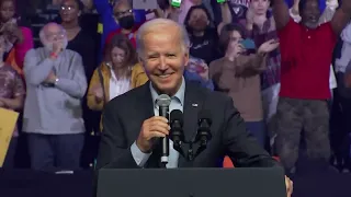 VIDEO: President Joe Biden and former President Barack Obama campaign in Pennsylvania