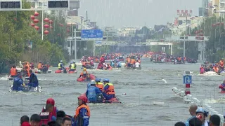 China flooding update 2022 | Heavy rain causes villages underwater in Yingde, Guangdong