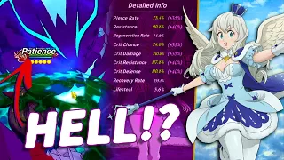 Blue Ellate Isn't All That Bad Honestly! Hell Guild Boss Testing! | 7DS Grand Cross