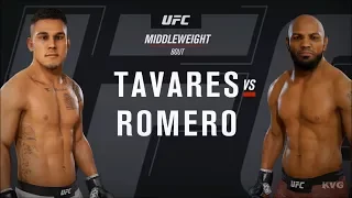 EA Sports UFC 3 - Brad Tavares vs Yoel Romero - Gameplay (HD) [1080p60FPS]