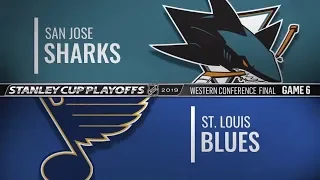 St. Louis Blues vs San Jose Sharks | May.21, 2019 NHL | Game 6 | Stanley Cup 2019 | Обзор матча