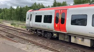 TRANSPORT FOR WALES CLASS 197 102 ARRIVING AT LLQ ON TEST RUN