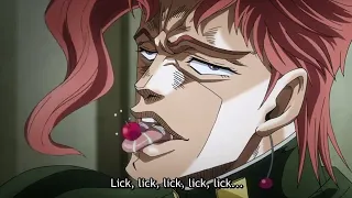 Kakyoin's Bizarre Cherry Licking Adventure