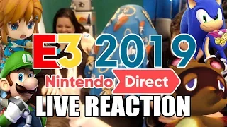 LIVE REACTION to Nintendo Direct E3 2019 - ANIMAL CROSSING NEW HORIZONS AH