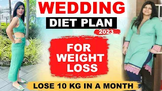 Wedding Diet Plan Fast Weight Loss|Wedding Diet Plan To Lose 10 Kg in 2 weeks |Hindi|Dr.Shikha Singh