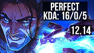 SYLAS vs XERATH (MID) | 16/0/5, Legendary, 6 solo kills, 1100+ games | EUW Master | 12.14