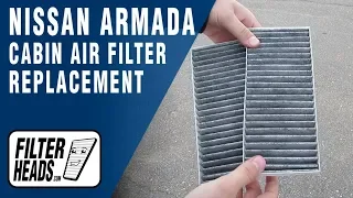 How to Replace Cabin Air Filter 2010 Nissan Armada