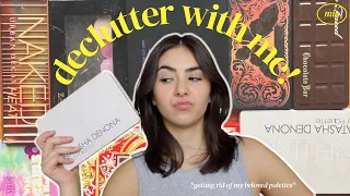 Declutter My Makeup Collection With Me: Eyeshadow Palettes & Mascaras! | Making It Up